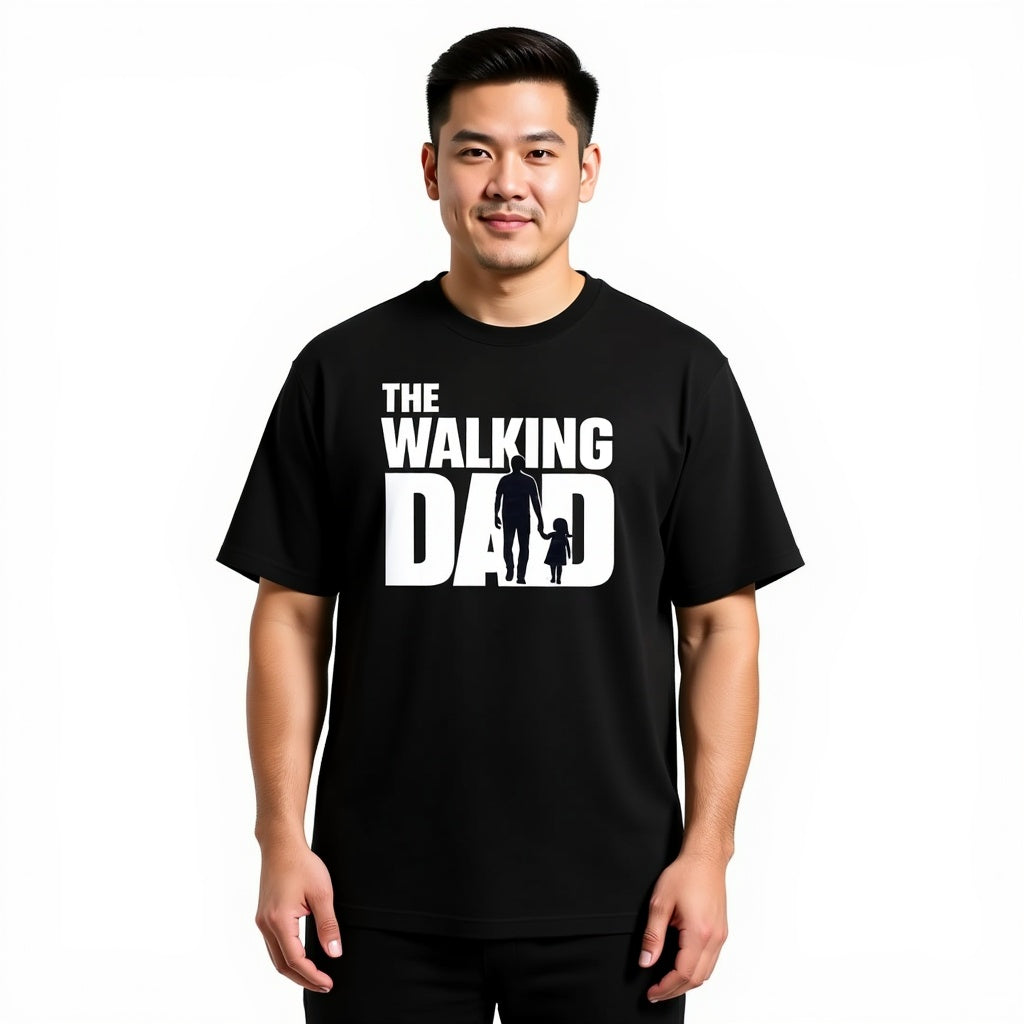 The Walking Dad Oversized T-Shirt | Trendy Unisex Cotton Tee